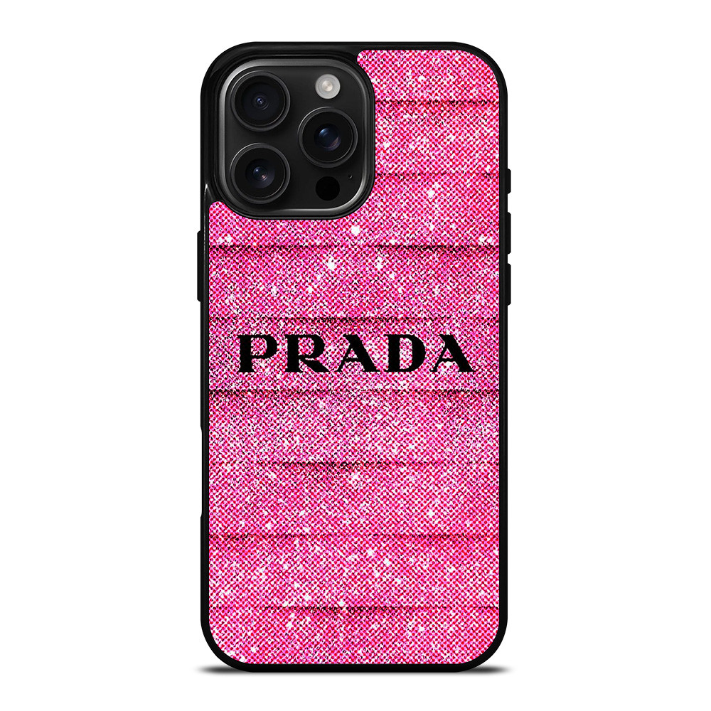 PRADA iPhone16ケース PINK PRADA PINK DIAMOND iPhone 16 Pro Max Case Cover